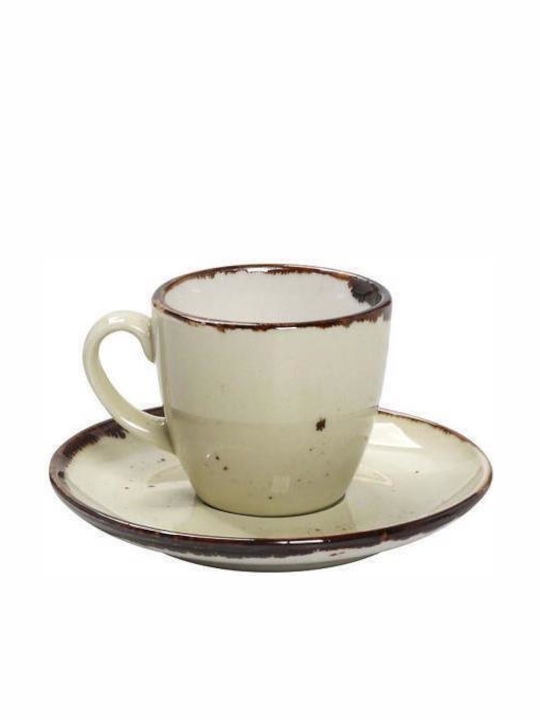 Espiel Terra Cup Cappuccino Porcelain Blue 220ml