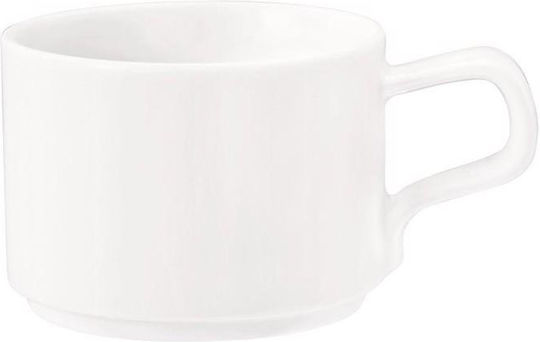 Espiel Good Mood Cană Cappuccino Din porțelan Alb 180ml