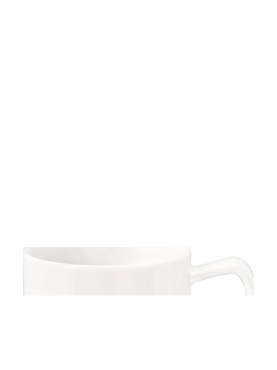 Espiel Good Mood Σετ Φλιτζάνια Espresso από Πορσελάνη Λευκά 90ml 6τμχ