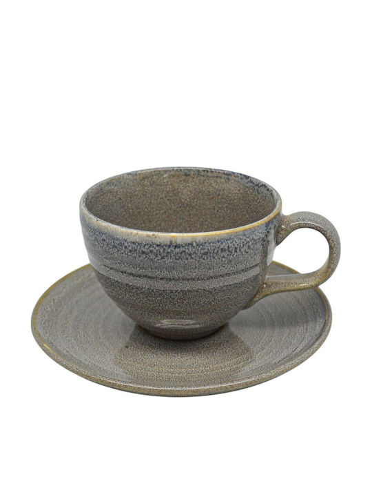 Ankor Cup Tea Ceramic Gray 294ml