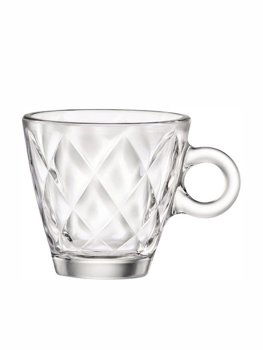 Bormioli Rocco Kaleido Tasse Tee Glas Transparent 320ml