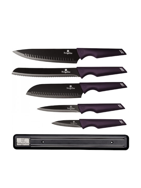 Berlinger Haus Knife Set with Block from Stainless Steel 5pcs