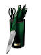Berlinger Haus Knife Set with Block from Stainless Steel 6pcs