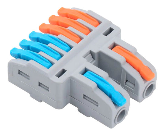 Powertech Κλέμα Ταχείας Σύνδεσης 8 θέσεων 6pin προς 2pin TOOL-0108 5τμχ