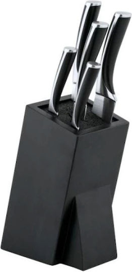 Carl Schmidt Sohn Messerset mit Block aus rostfreiem Stahl 20cm