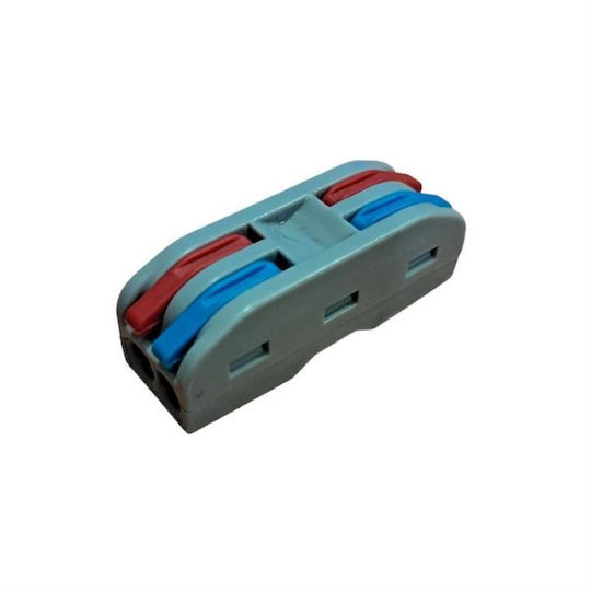 Κλέμμα Διπλή Αυτομάτη Lineme 0.14mm-4mm 10τεμ
