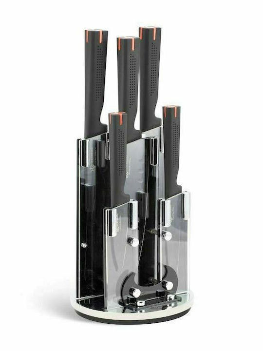 Edenberg Knife Set with Block from Stainless Steel 5pcs