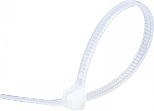 Finder Δεματικά Καλωδίων Πλαστικά 100mmx2.5mm σε Λευκό χρώμα (100τμχ) (194309)