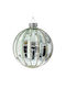 Veraman Glasartige Kugel Ornament 8cm Set 6