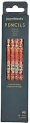Paperblanks Σετ 4 Μολύβια HB