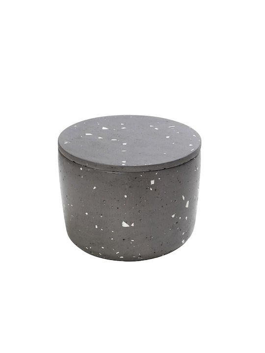Espiel Decorative Vase Gray 13x13x9cm