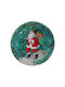 AGC Christmas Platter Plastic Green