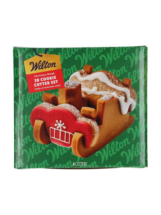 Wilton Wilton 3D Weihnachtliches Tischgeschirr & Weihnachtlicher Schmuck Set Koupát Weihnachts-Schlitten