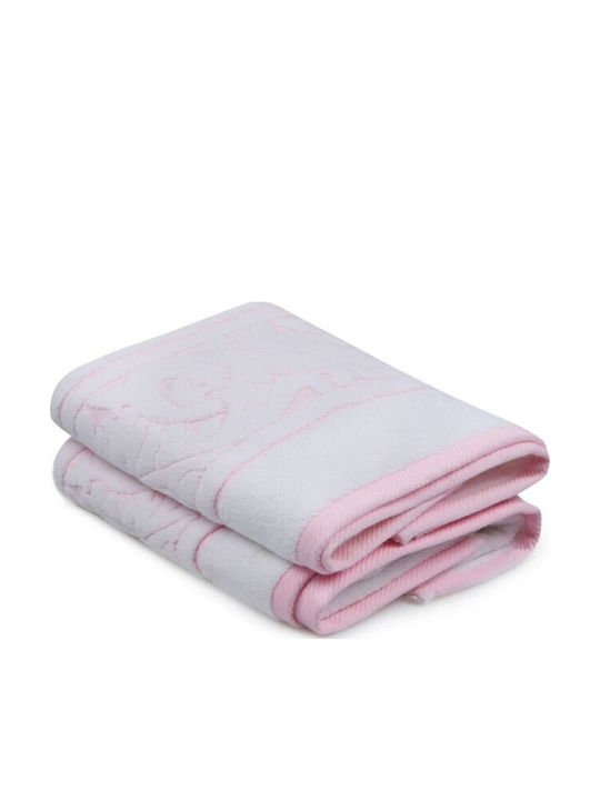Hobby Home Pânză De Față 50x90cm Alb/Roz 2 Bucăți Greutate 560gsm