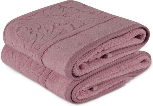Hobby Home Προσώπου Sultan 50x90εκ. Dusty Pink 2τμχ Βάρους 560gr/m² Hobby Home Προσώπου Sultan 50x90εκ. Dusty Pink 2τμχ Βάρους 560gr/m²