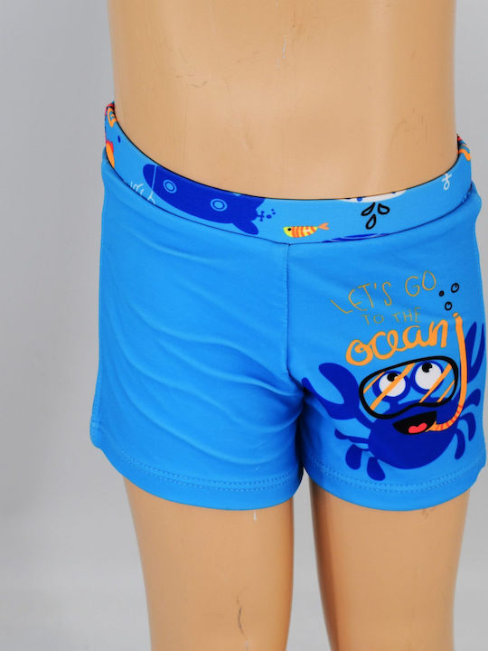 Ferrari Group Kids Swimwear Swim Shorts Light Blue