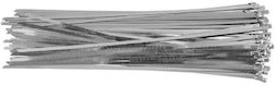 Yato Δεματικά Καλωδίων Πλαστικά 700mmx4.6mm σε Ασημί χρώμα (100τμχ) (YT-70571)