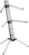 18860 Keyboard Stand Aluminum Two Telescopic Pairs of Support Arms One 15° Angle Option to Add Third Tier