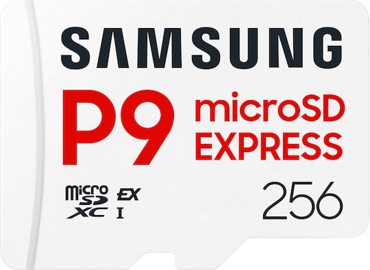 Samsung P9 Express MicroSDXC 256GB U3 V30 A1 UHS-I 800MB/s С Адаптер