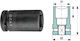 3/4'' 4-sided Short Impact Socket 17