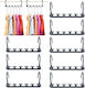 Plastic Wardrobe Lift Gray ZK11543QWS85NEW 8pcs