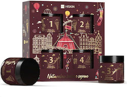 Christmas Gift Set 4 Αρωματικά Κεριά – Mulled Wine Winter Evening Coffee Caramel Apple Cake Cinnamon 100ml X 4