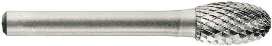 1031811 Wolfram Carbide Cutter Shape E Oval Doppelkante Typ D Größe 16 Schaft 8