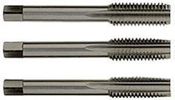 1050051 Scule Manuale Pentru Filetare Tarod Manual Pas Standard Din 352 Forma C HSS-G Set 3 Bucăți M 4 X 0.7