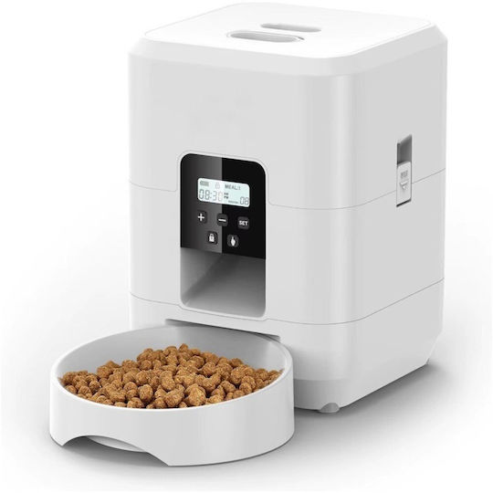 Distribuitor Automat Din Plastic De Mâncare Pentru Câine Și Pisică 2lt