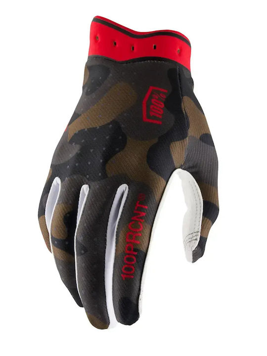 100% iTrack Summer Men's Motocross Gloves Grey ...