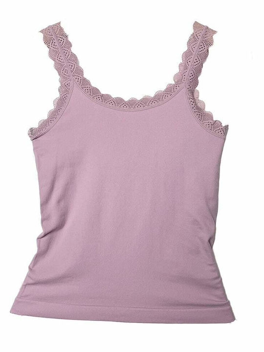 Heat Underwear С тънки презрамки Pink Дамско те...
