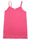 Women's T-Shirt with Spaghetti Strap Fuchsia