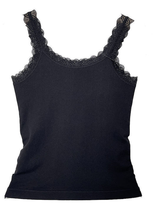 Heat Underwear С тънки презрамки Black Дамско т...