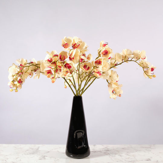 Supergreens Dekorative Künstliche Blumen & Pflanzen Orchidee Beiges Zweigstelle 75 cm 7-0839