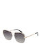 Emilio Pucci Unisex Sonnenbrille mit Gold Metall Gestell und Gray Verlaufsfarbe Linse