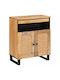 Sideboard made of Wood Coffee 60x33.5x75cm