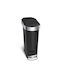 Simplehuman Simplehuman Mülleimer Aus Edelstahl Mit Pedal Schwarz 40lt
