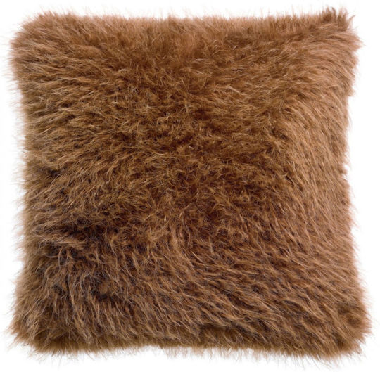 Vivaraise Throw Pillow Acajou Brown 45x45cm