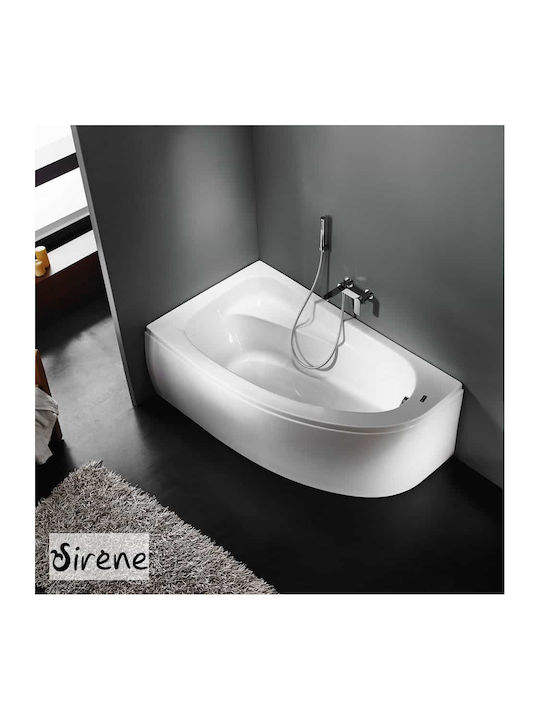 Sirene Marina 402-MAR16090-1 Eckbadewanne Linke Seite Acryl mit Hydromassage 160x90cm Sirene Marina 402-MAR16090-1 Eckbadewanne Linke Seite Acryl mit Hydromassage 160x90cm