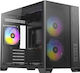 Antec FLUX M Gaming Micro Tower Computer Case with Side Window Black