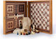 Manopoulos Backgammon/Chess Olive Wood with Che...