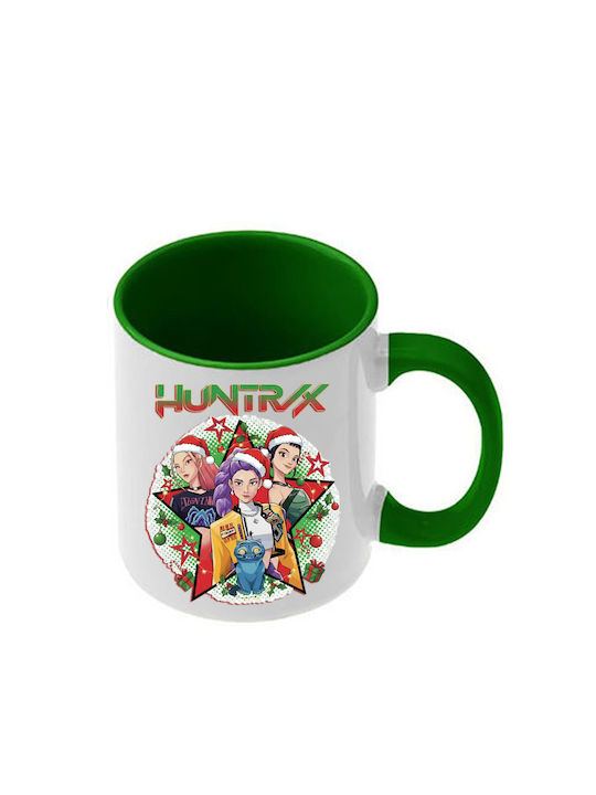 Χριστουγεννιάτικη Κούπα Huntrix Σκούρα Πράσινη ...