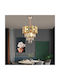 Alista Home Adjustable Pendant Light Gold with Crystals for Socket E14, E.14