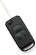 Mercedes Benz 3-button Folding Key Case 2 Track Blade