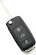 Audi A8 3-button Flip Key Case Without Panic Button Carguard
