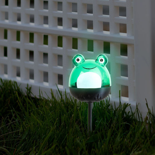Led Solar Lamp Frog Cool White Green 150 X 50 X 50 Mm