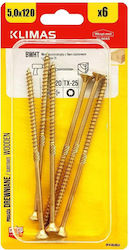 Wkręt-met Βίδα Torx με Διάμετρο M5 και Μήκος 120mm 6τμχ