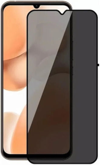 Full Glue Privacy Full Face Tempered Glass Black (OnePlus Nord CE 3 Lite)