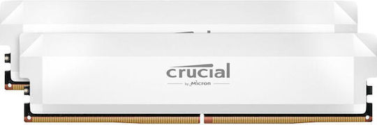Crucial Pro OC DDR5 32GB RAM με 2x16GB Modules και Ταχύτητα 6400 για Desktop