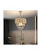 Alista Home Candelabru Ø30cm cu Cristale Auriu AT1CT-IM1P-HT2L-CC912/300GD